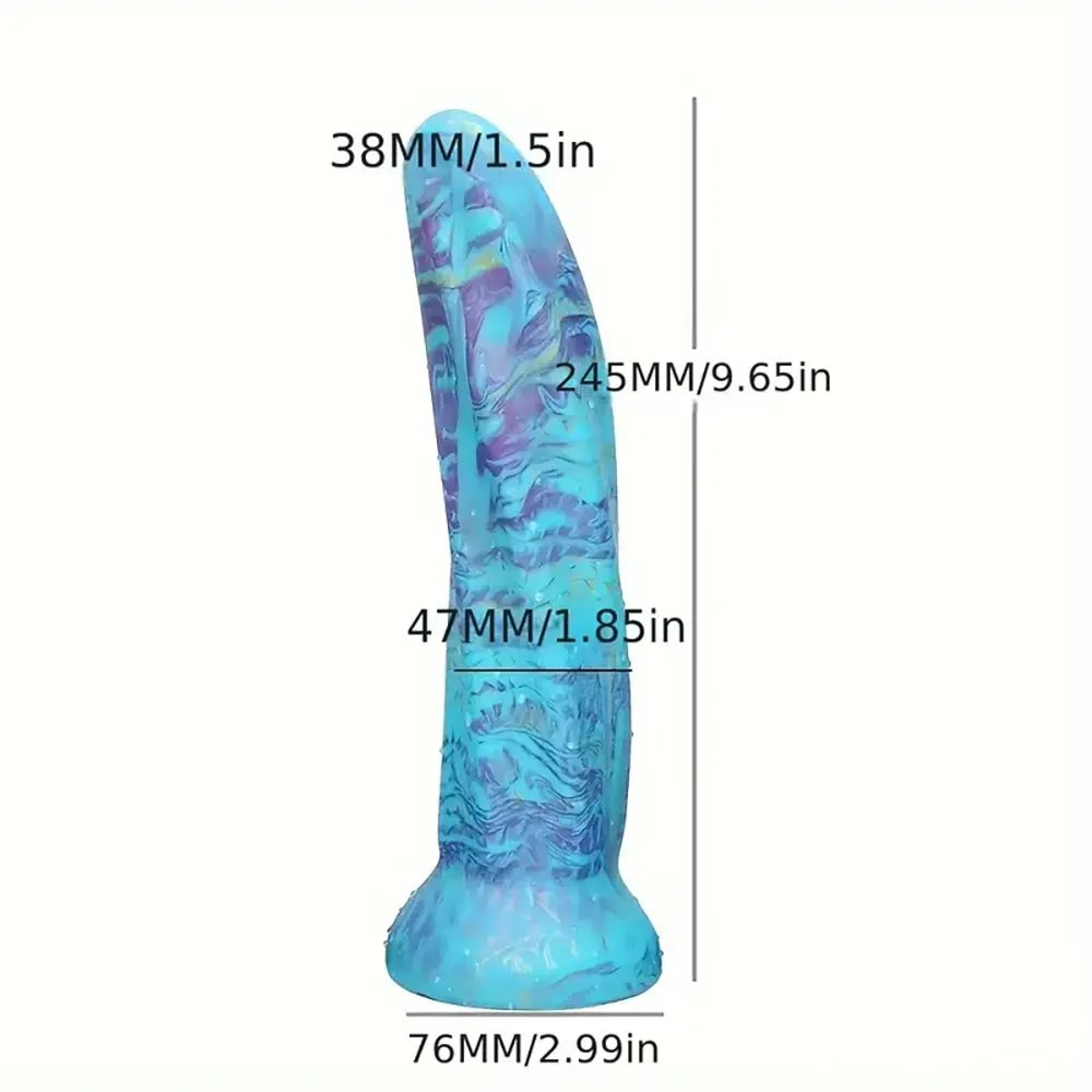 Marbled Big Fantasy Dildo - Silicone Monster Dildo