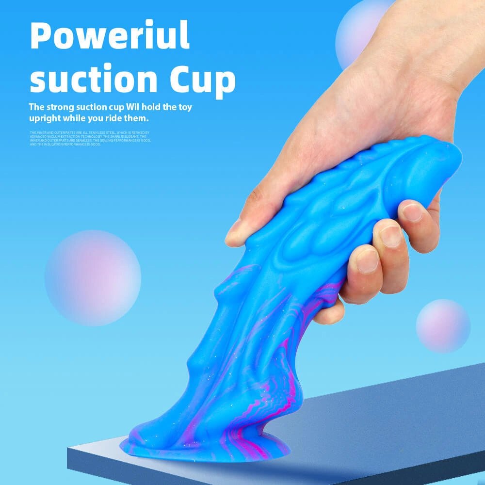 Marbled Dragon Dildo 8.27in - Dragon Dildo Fantasy Toy