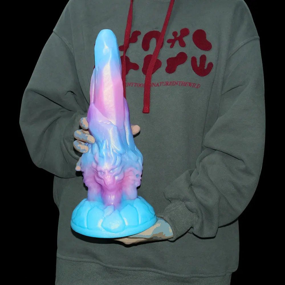 Marbled Dragon Fantasy Dildo - Silicone Monster Dildo