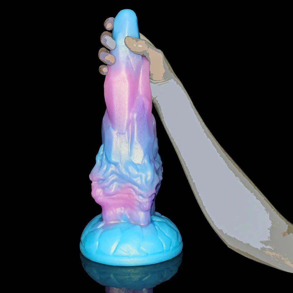 Marbled Dragon Fantasy Dildo - Silicone Monster Dildo