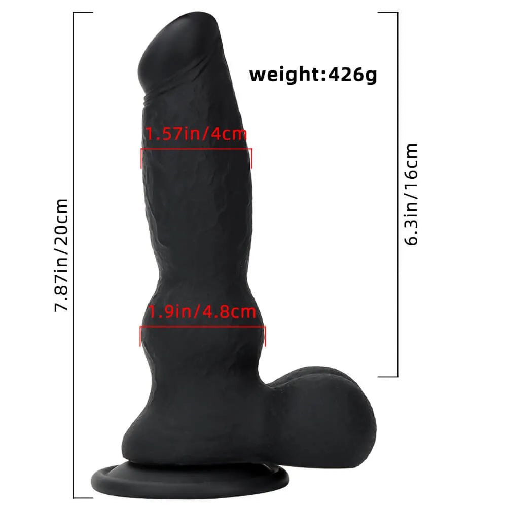 Marbled Knot Animal Dildo - Knotted Dog Dildo Style