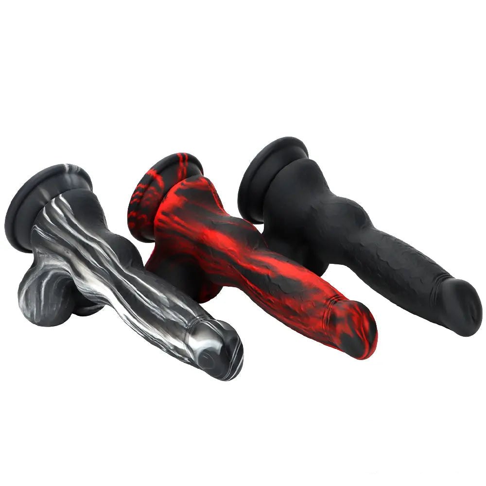 Marbled Knot Animal Dildo - Knotted Dog Dildo Style