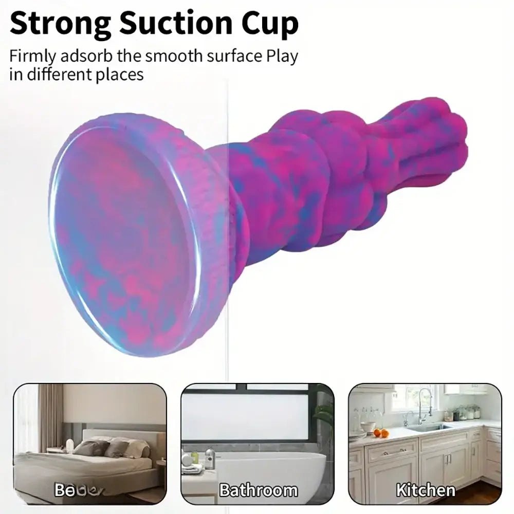 Marbled Knot Animal Dildo - Textured Horse Knot Dildo
