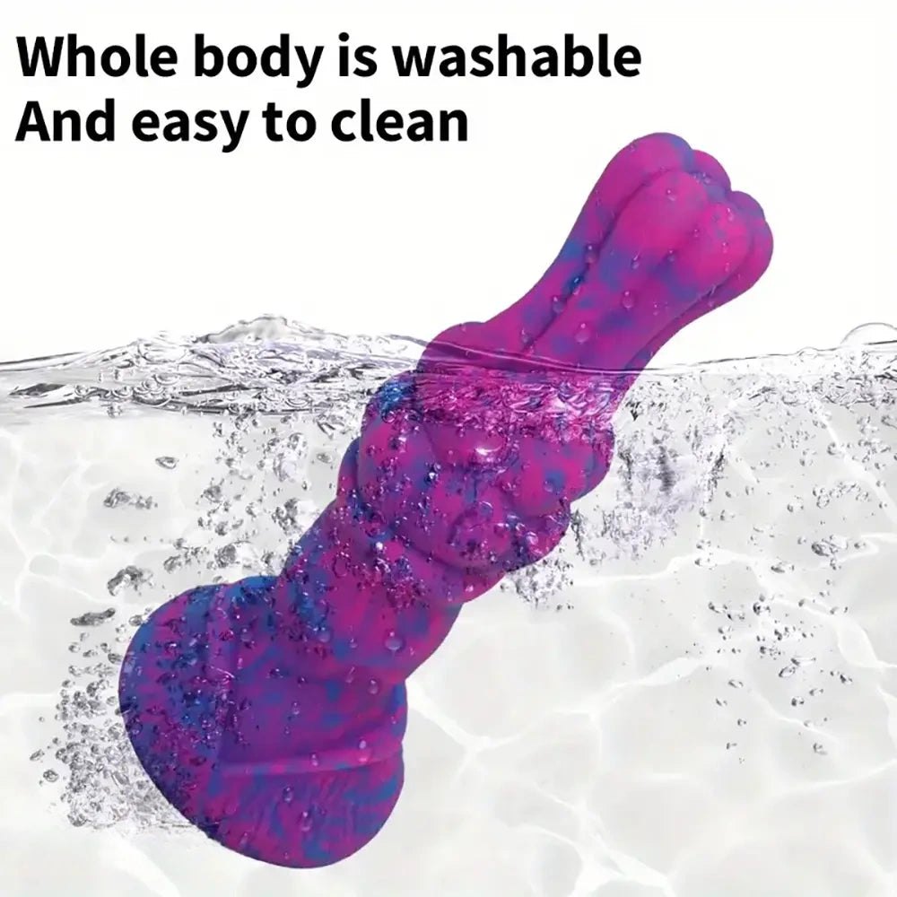 Marbled Knot Animal Dildo - Textured Horse Knot Dildo