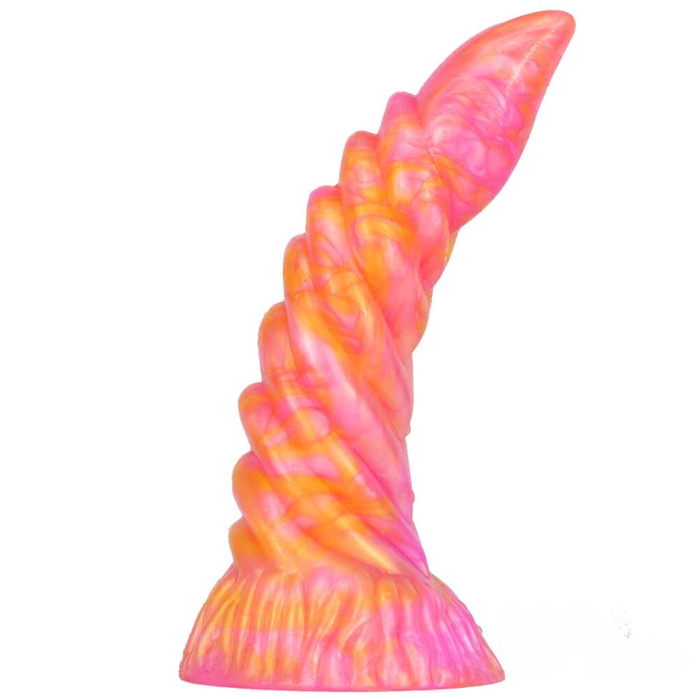 Marbled Spiral Fantasy Dildo 7.6 - Dragon Fantasy Dildo