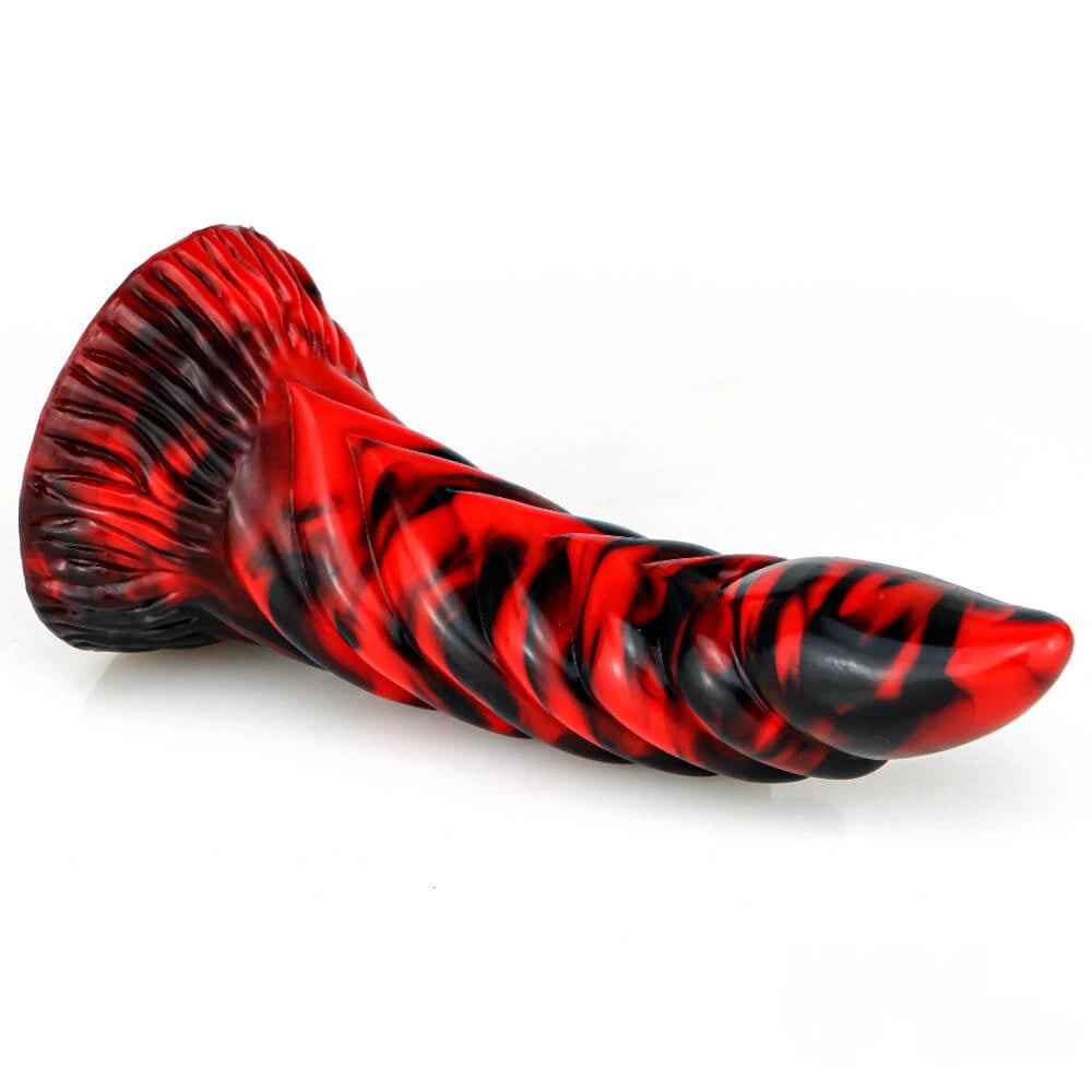 Marbled Spiral Fantasy Dildo 7.6 - Dragon Fantasy Dildo