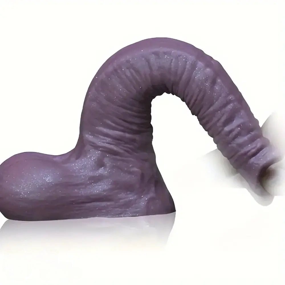 Mauve Curved G-Spot Dildo - Curved G-Spot Dildo