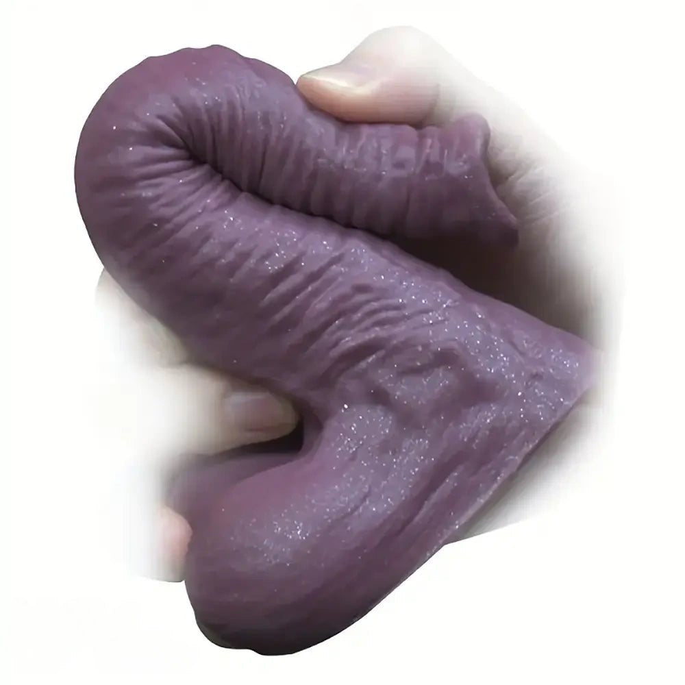 Mauve Curved G-Spot Dildo - Curved G-Spot Dildo