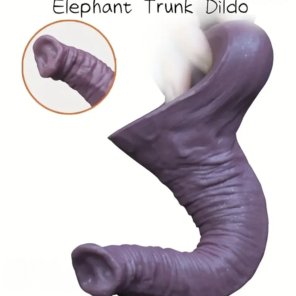 Mauve Curved G-Spot Dildo - Curved G-Spot Dildo
