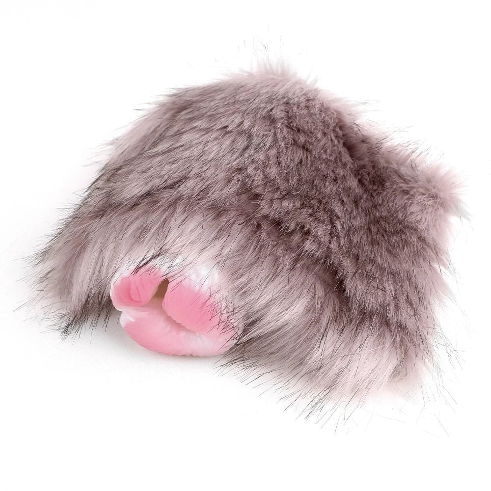 Mauve Lilac Fur Masturbator - Male Masturbator Stroker