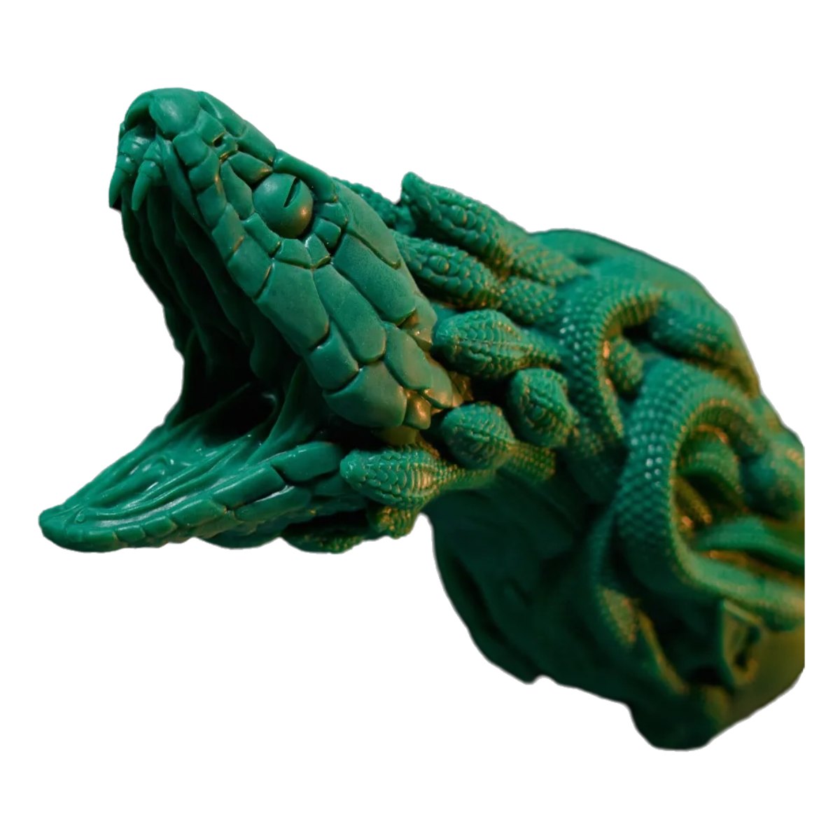 Medusa Coiled Serpent Stroker - Fantasy Male Masturbator