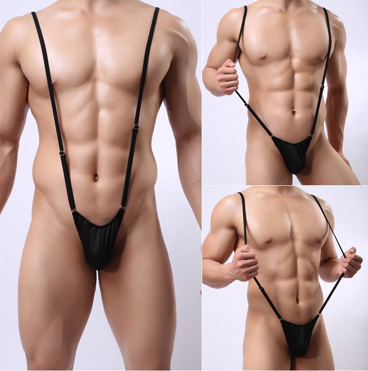 Men's Adjustable Bulge Thong - Mens Sexy Underwear