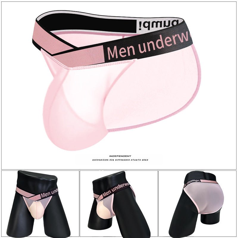 Men's Mesh Bulge Pouch Briefs - Mens Sexy Underwear
