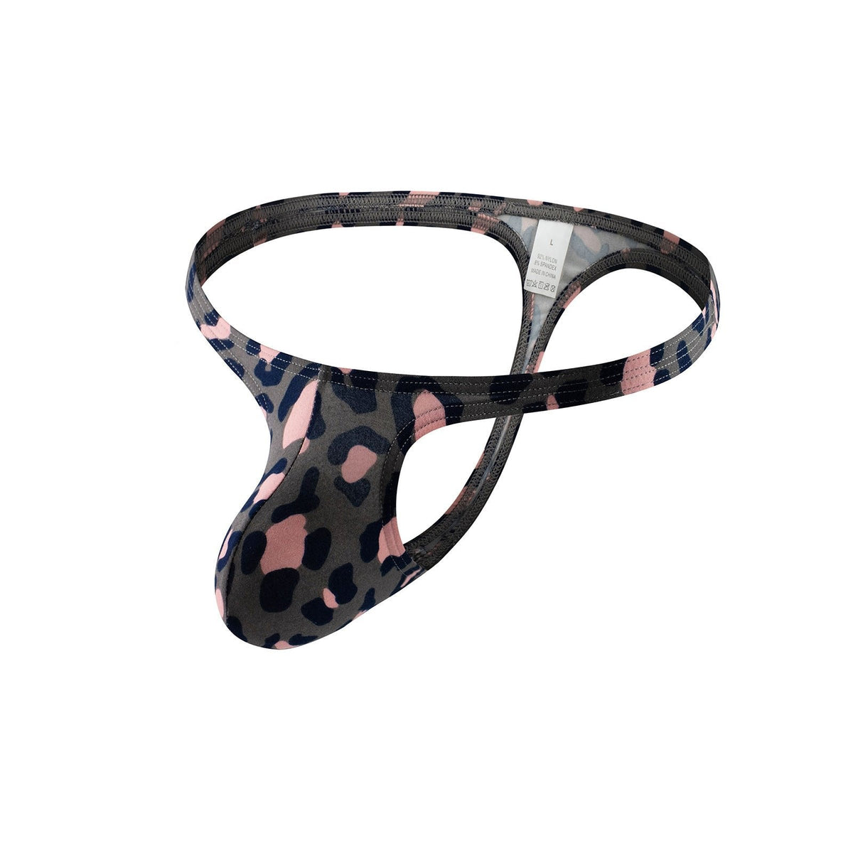Men's Animal Print Low Rise Thong - Mens Sexy Underwear