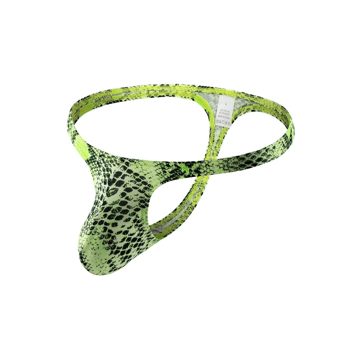Men's Animal Print Low Rise Thong - Mens Sexy Underwear