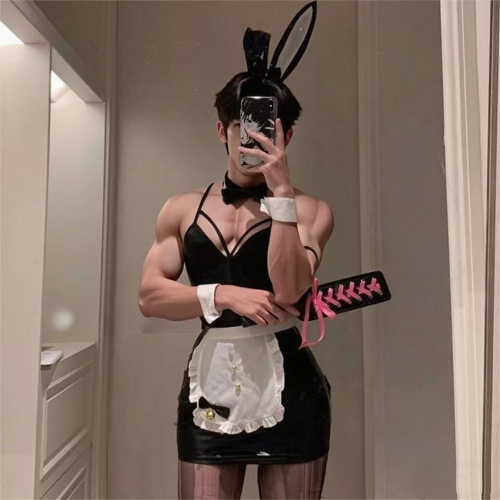 Men's Bunny Girl Maid Costume - Mens Roleplay Outfit