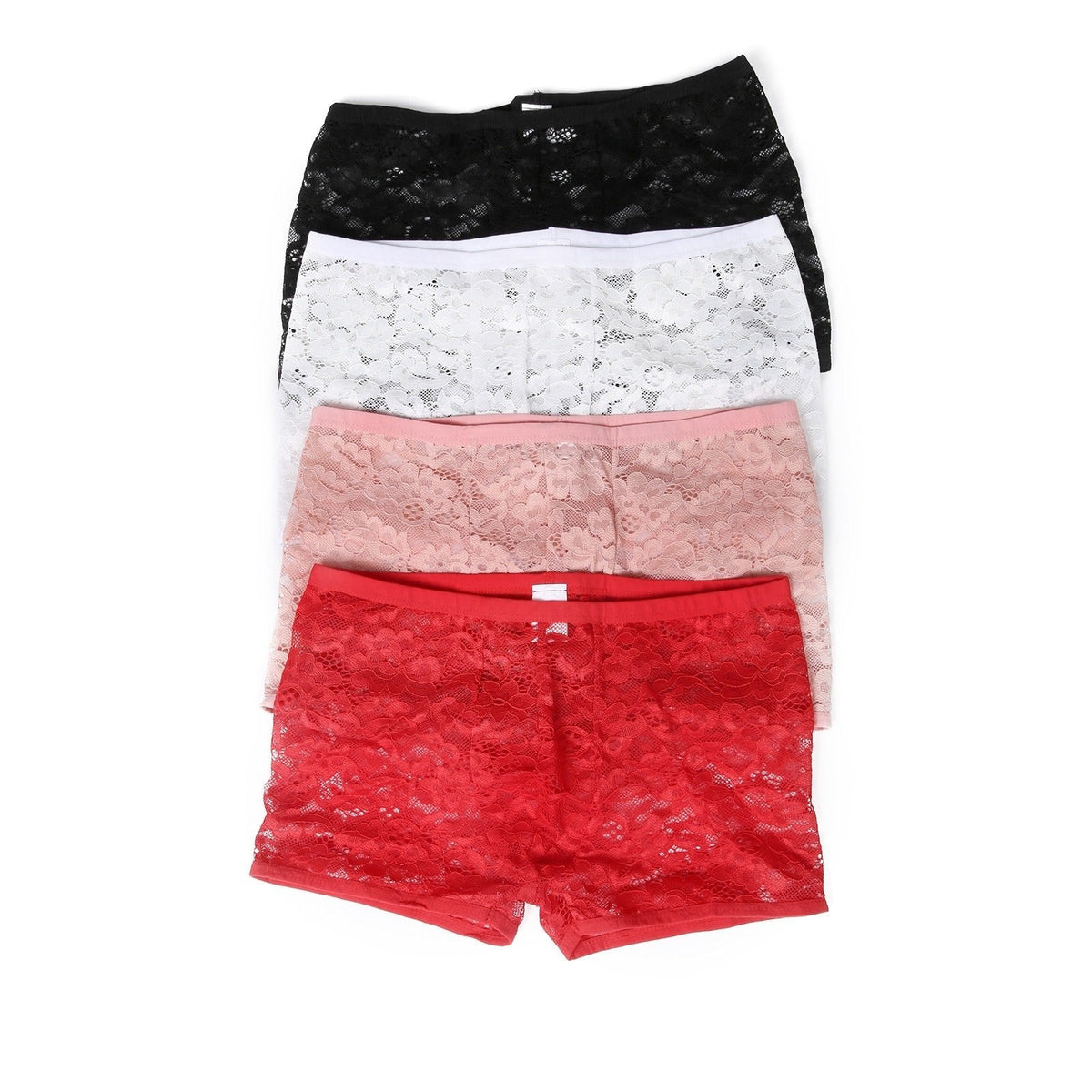 Men's Floral Lace Boxer Briefs - Mens Sexy Underwear