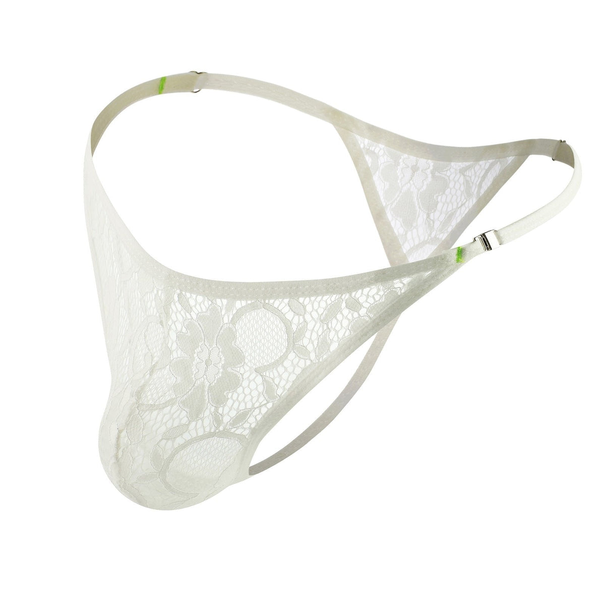 Men's Side-Button Lace Thong - Mens Sexy Underwear