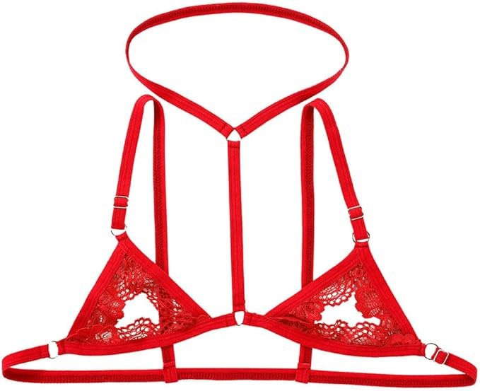 Men's Lace Three-Point Bra Set - Mens Sexy Underwear