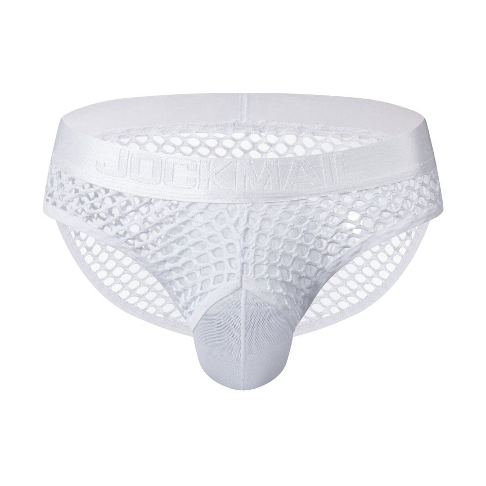 Fishnet Mesh See-Through Briefs - Mens Sexy Underwear
