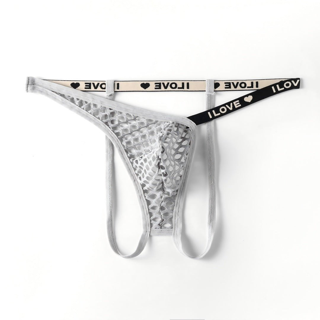 Men's Neon Fishnet Mesh Thong - Mens Sexy Underwear