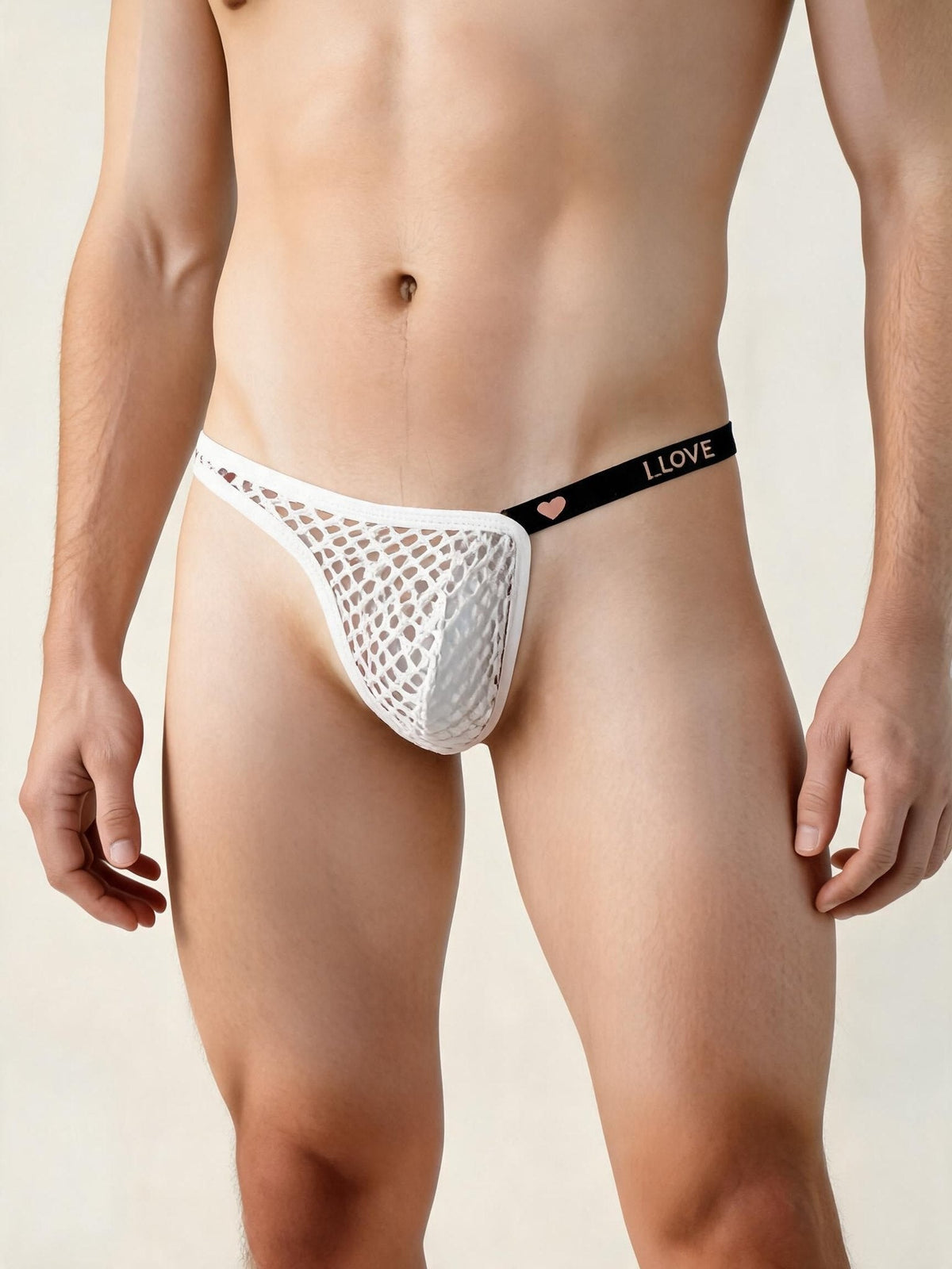 Men's Neon Fishnet Mesh Thong - Mens Sexy Underwear