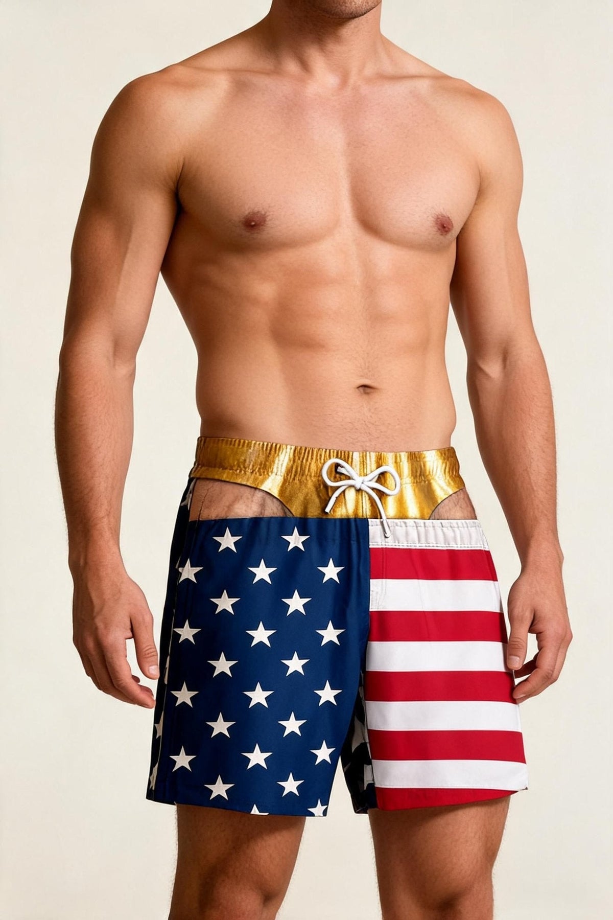 Quick-Dry Print Swim Trunks - Mens Sexy Underwear