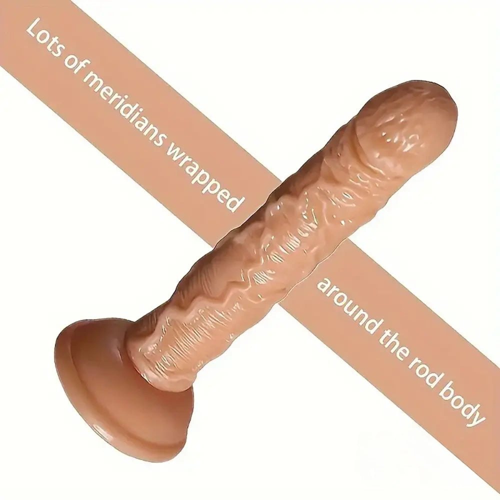Meridian Ridged Realistic Dildo - Realistic TPE Dildo