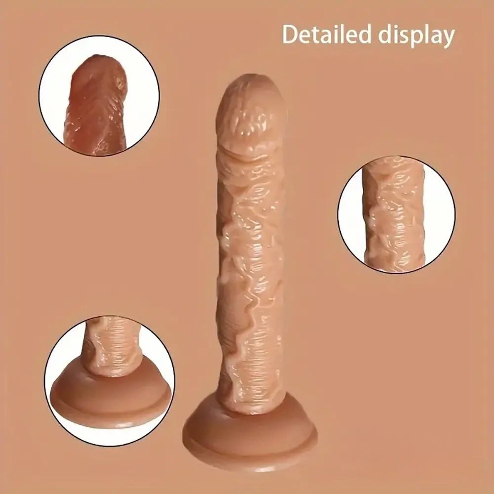 Meridian Ridged Realistic Dildo - Realistic TPE Dildo