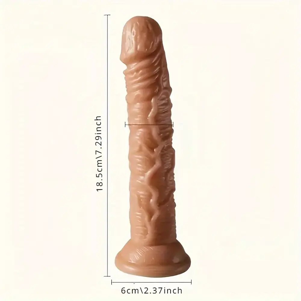 Meridian Ridged Realistic Dildo - Realistic TPE Dildo