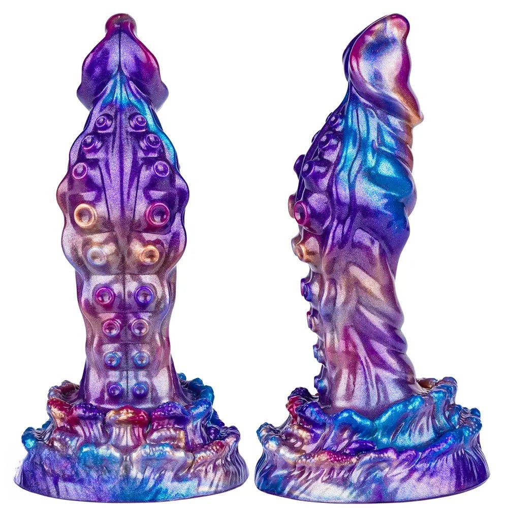 Metallic Tentacle Fantasy Dildo - Fantasy Tentacle Dildo