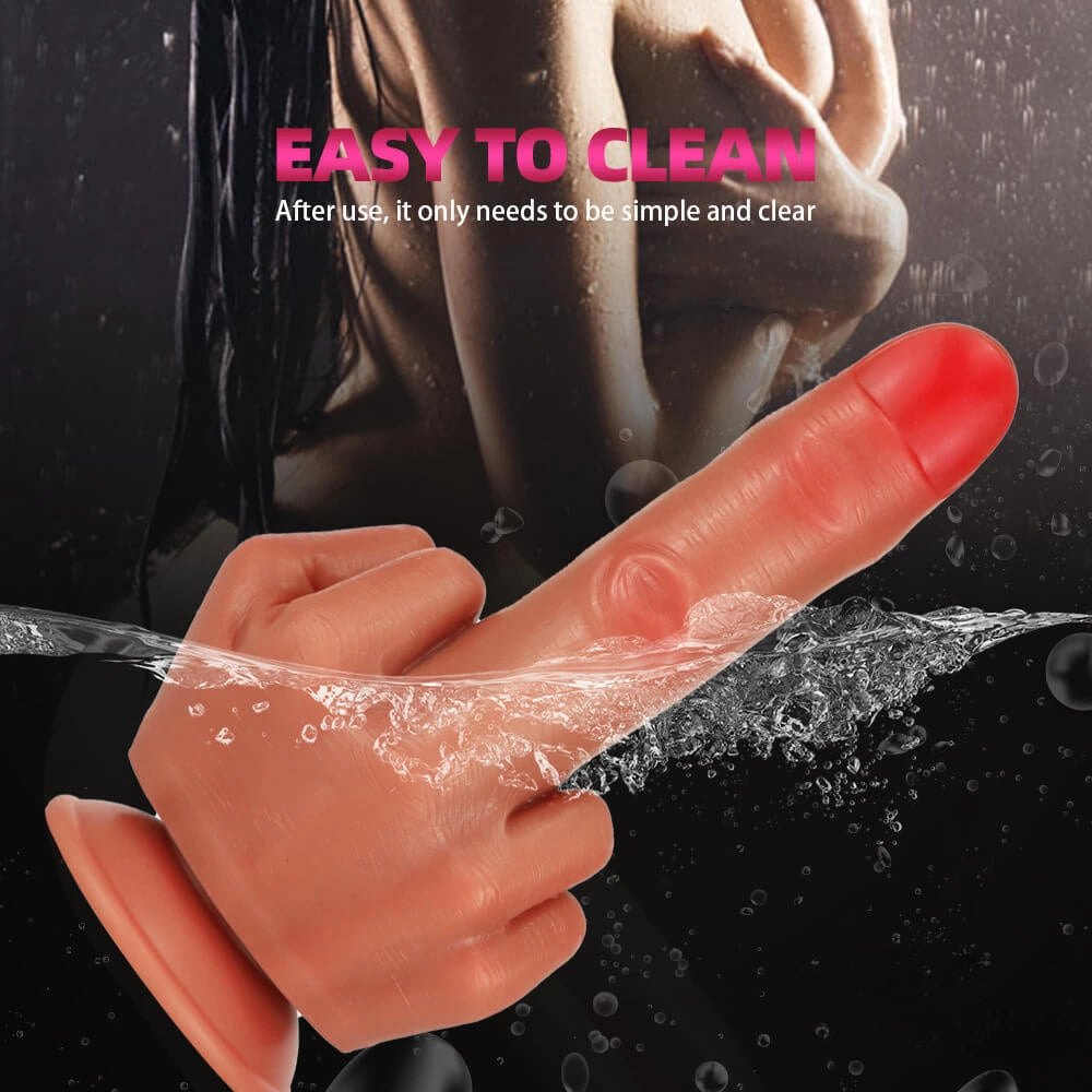 Middle Finger Fantasy Dildo 8.74in - Liquid Silicone Finger Dildo