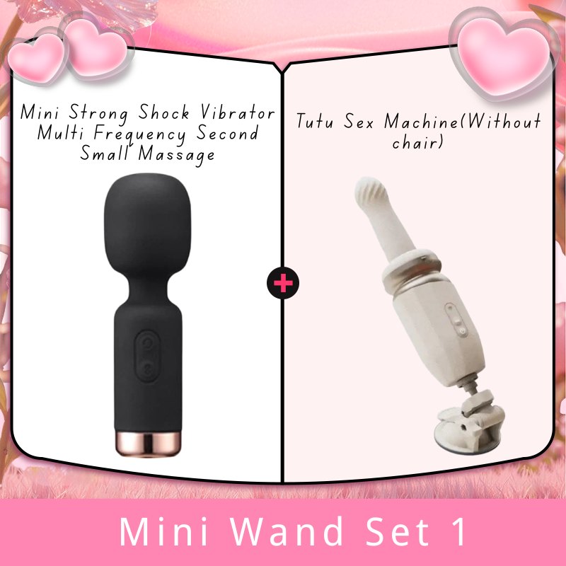 Mini Flexible Wand Massager - 10-Mode Wand Vibrator