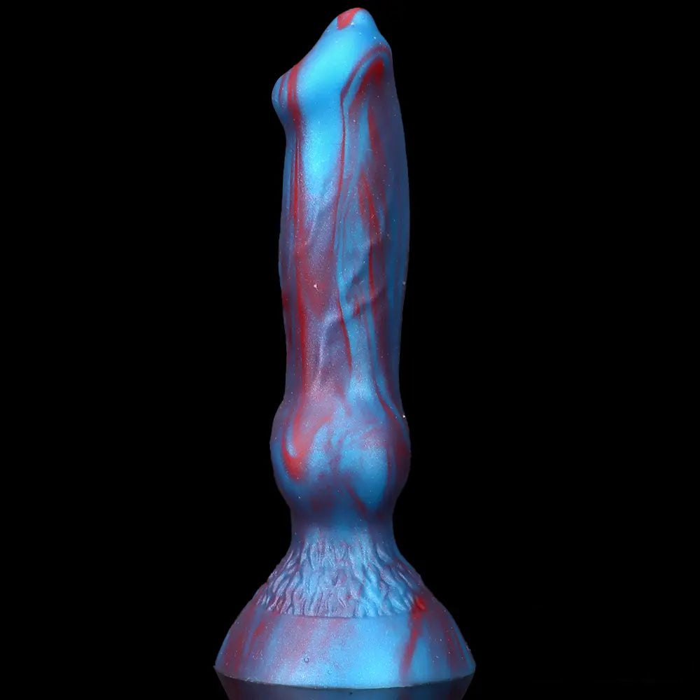 Mini Knotted Silicone Dog Dildo - Small Knot Animal Toy