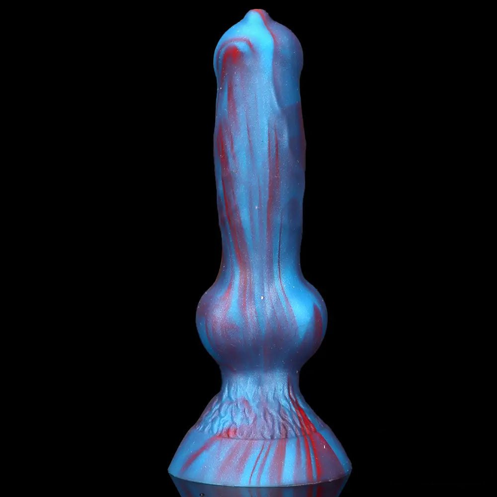 Mini Knotted Silicone Dog Dildo - Small Knot Animal Toy