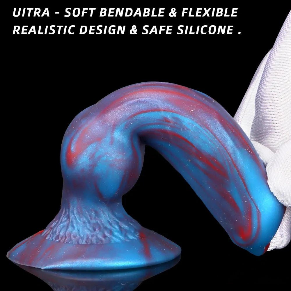 Mini Knotted Silicone Dog Dildo - Small Knot Animal Toy