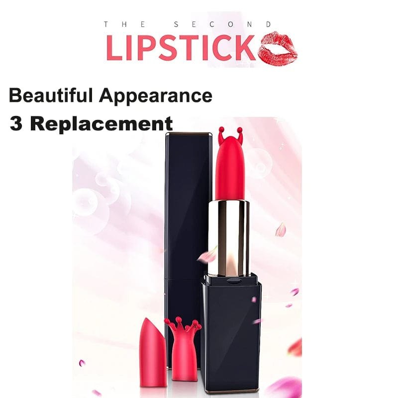 Mini Lipstick Vibrator 3 Heads - Discreet Bullet Egg Vibrator