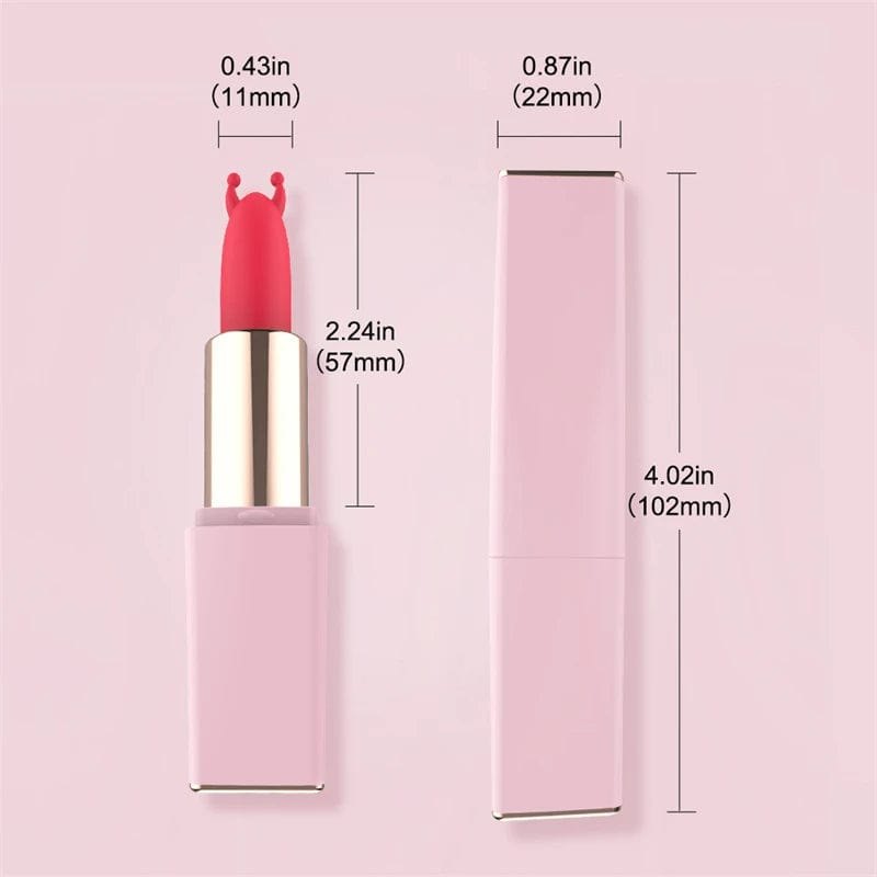 Mini Lipstick Vibrator 3 Heads - Discreet Bullet Egg Vibrator