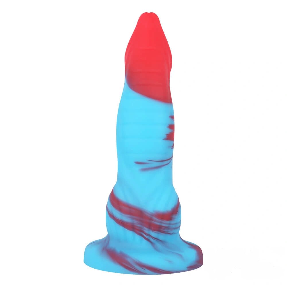 Mix Color Fantasy Dildo 8.66in - Silicone Dragon Dildo Style