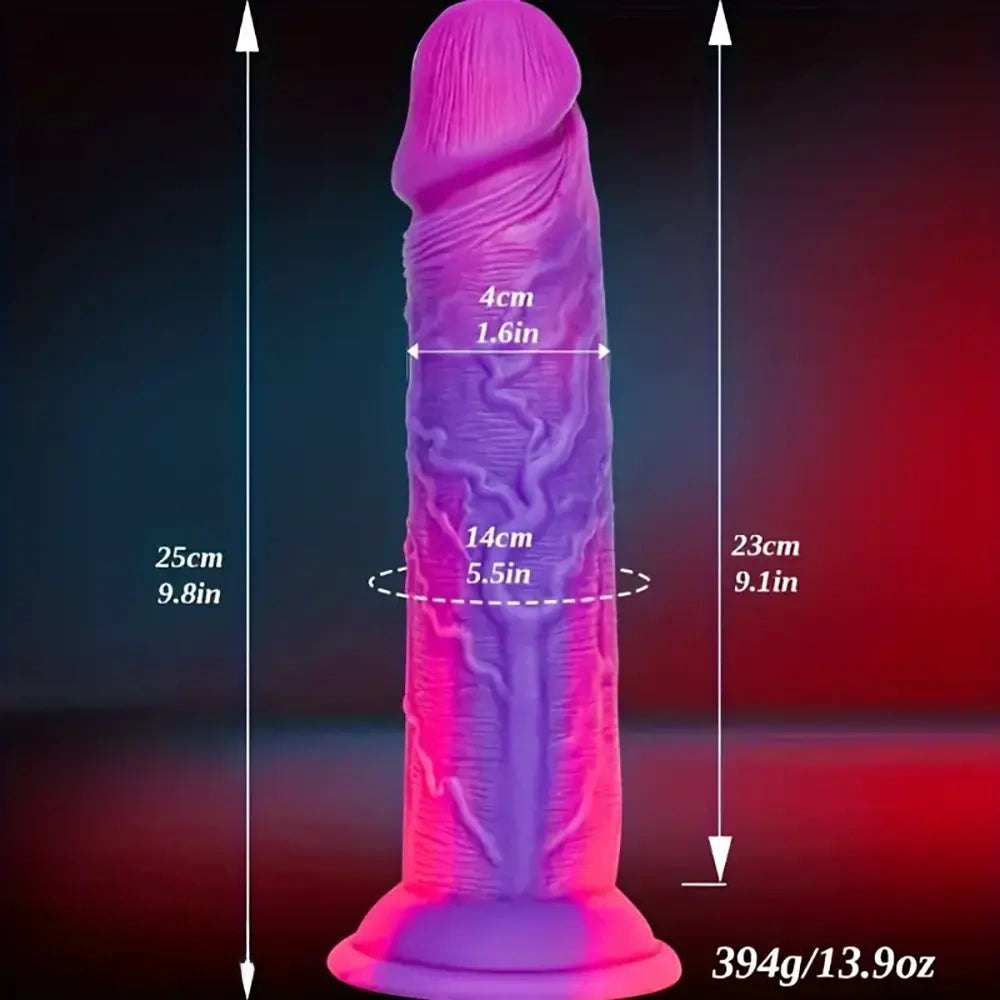 Mixed Color Large Dildo 7-13 in - Big Silicone Dildo