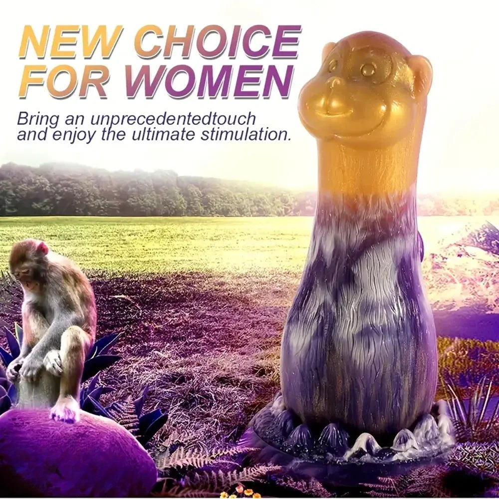 Monkey Animal Fantasy Dildo - Silicone Novelty Dildo