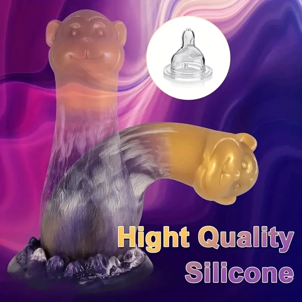 Monkey Animal Fantasy Dildo - Silicone Novelty Dildo