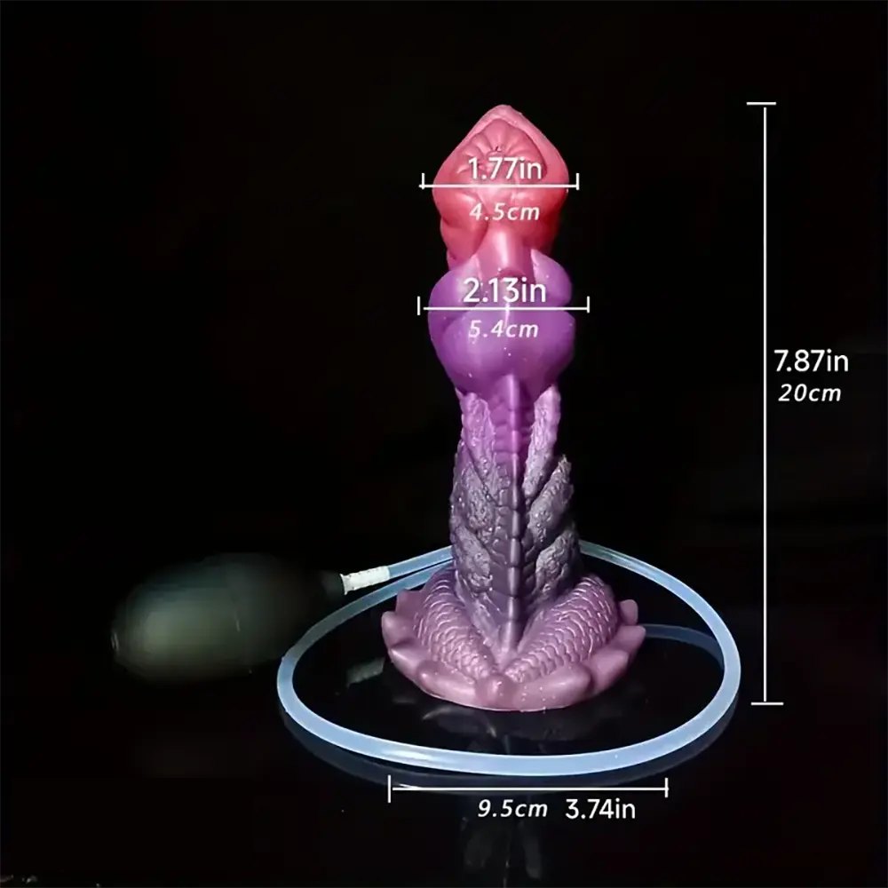 Monster Bloom Fantasy Dildo 7.87 in - Silicone Monster Dildo