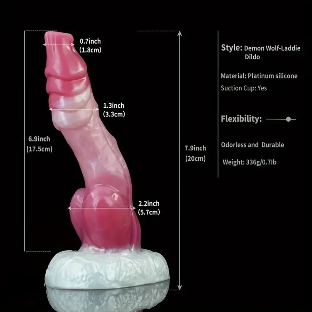 Monster Fantasy Dildo 6.9-9.1in - Dragon Dildo