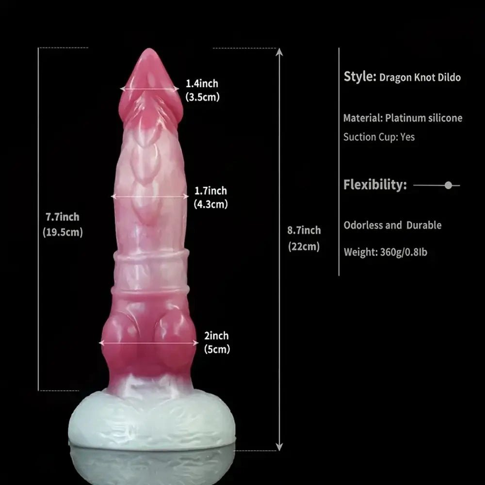 Monster Fantasy Dildo 6.9-9.1in - Dragon Dildo