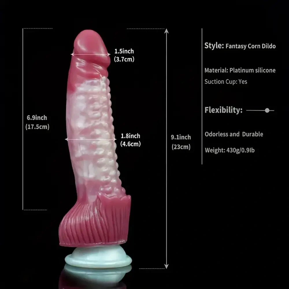 Monster Fantasy Dildo 6.9-9.1in - Dragon Dildo