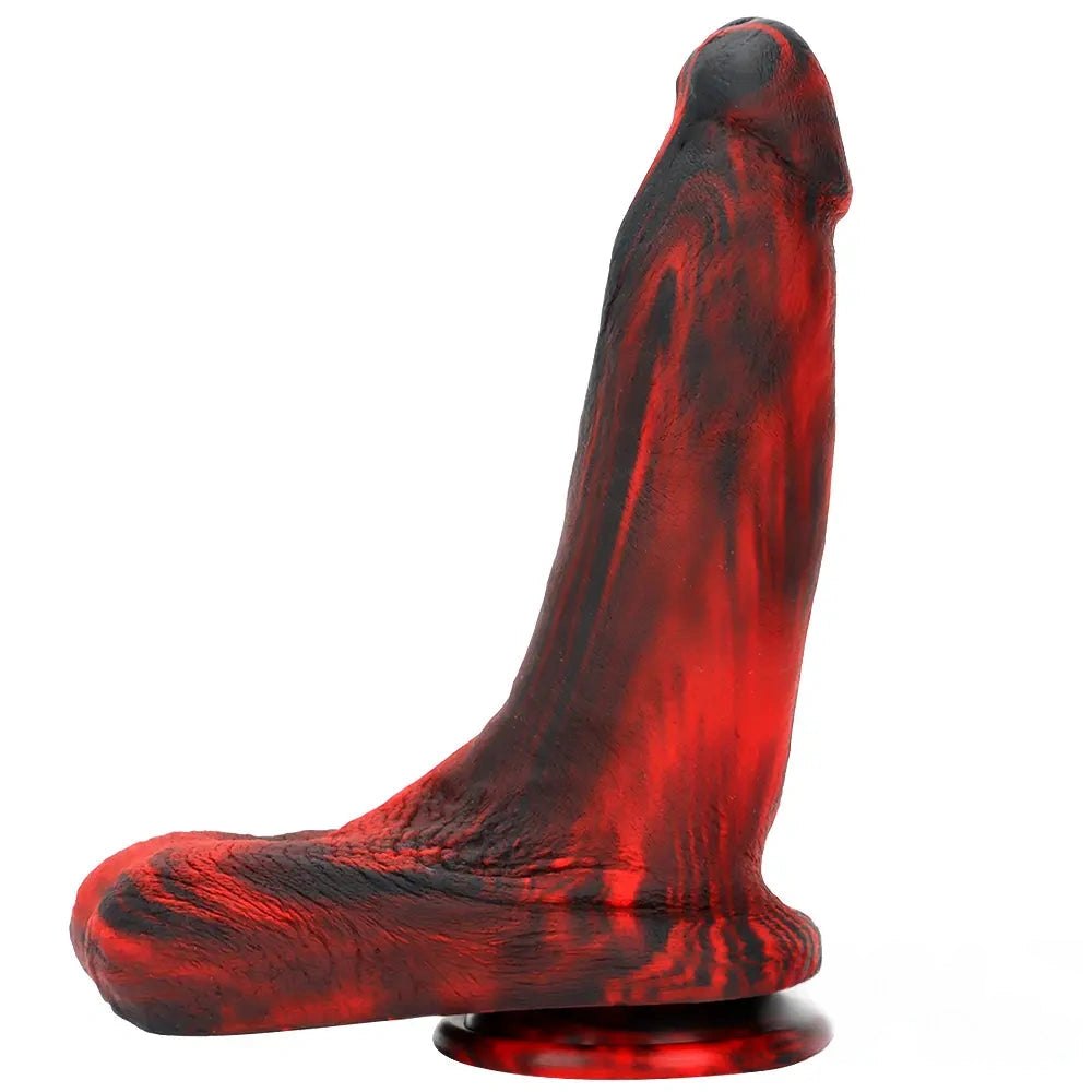 Monster Fantasy Dildo 9 in - Silicone Monster Color Dildo