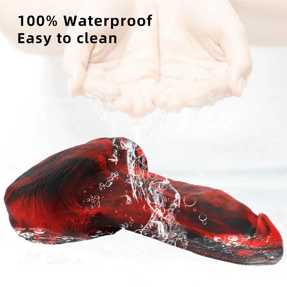 Monster Fantasy Dildo 9 in - Silicone Monster Color Dildo
