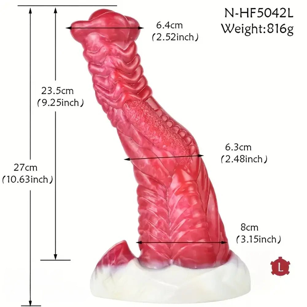 Monster Fantasy Dildo - Silicone Monster Dildo, 3 Sizes
