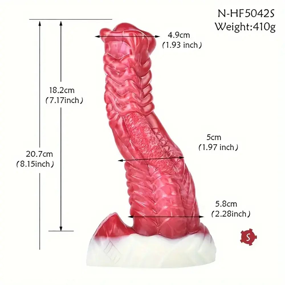 Monster Fantasy Dildo - Silicone Monster Dildo, 3 Sizes